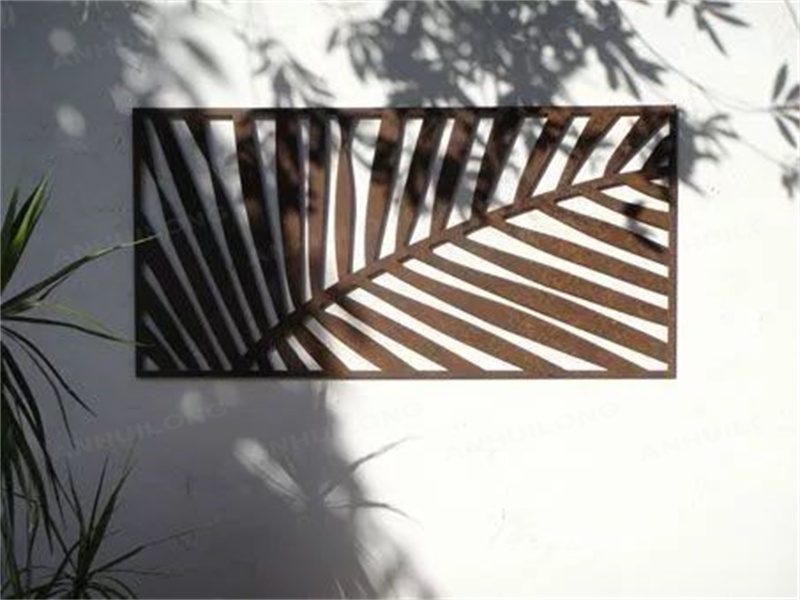 patio corten steel screen vendor